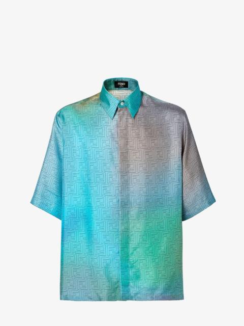FENDI Fantastic Fendi Future Shirt Multicolor FF silk shirt
