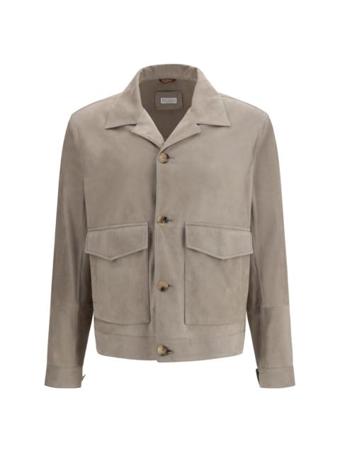 Brunello Cucinelli Brunello Cucinelli Men Suede Jacket