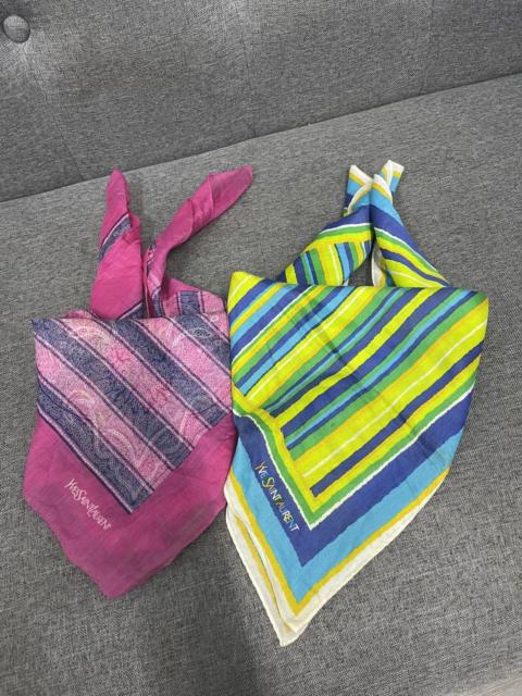 SAINT LAURENT Lot sale YSL pocket square / bandana