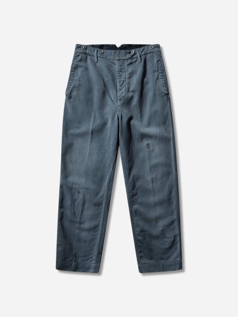 visvim Men's Pastoral HW Pants DMGD Blue