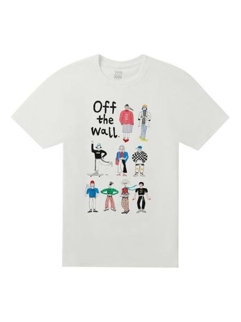 (WMNS) Vans OTW Synjiayi Printing Short Sleeve White VN0A4MNLWHT