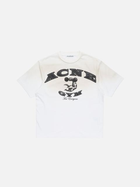 Acne Studios Logo t-shirt - Dusty white