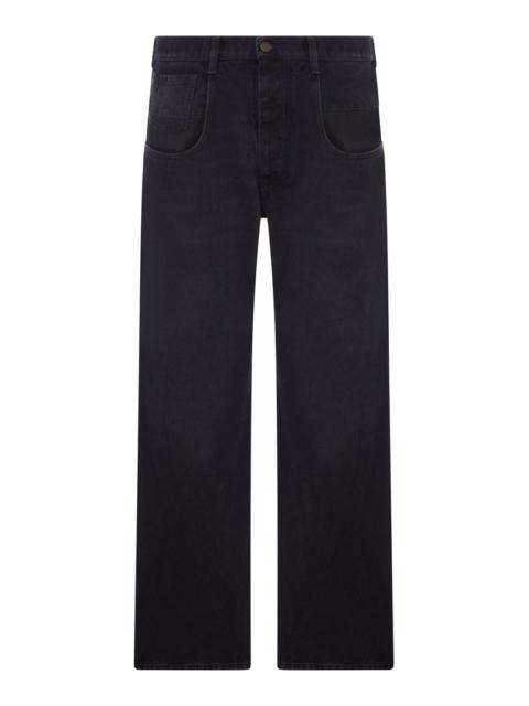 Maison Margiela Maison Margiela Men Straight Leg Jeans In Cotton Denim