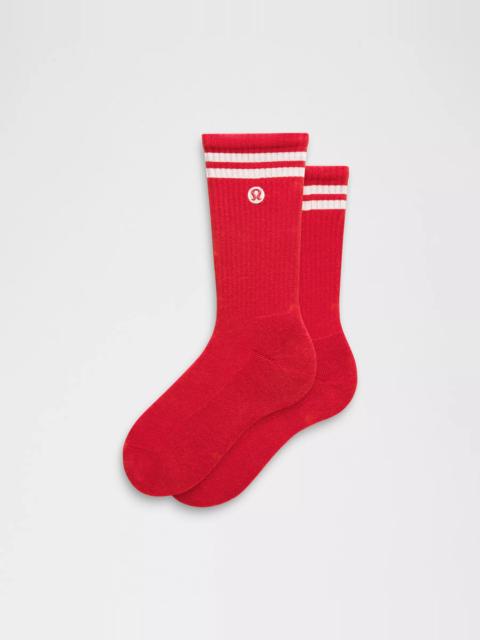 lululemon Unisex Daily Essential Crew Socks *Stripe