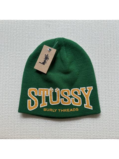 Stüssy Stussy Burly Threads Skull Cap Beanie Hat / Green