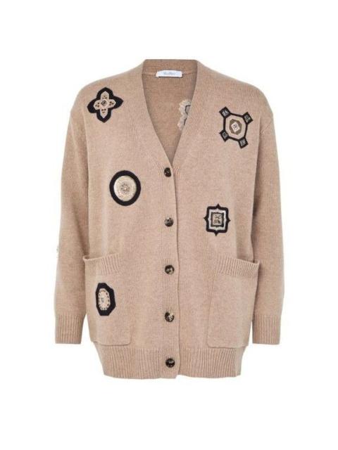 Alanui MAX MARA Buttoned Brown Wool Cardigan New And Authentic (Wom