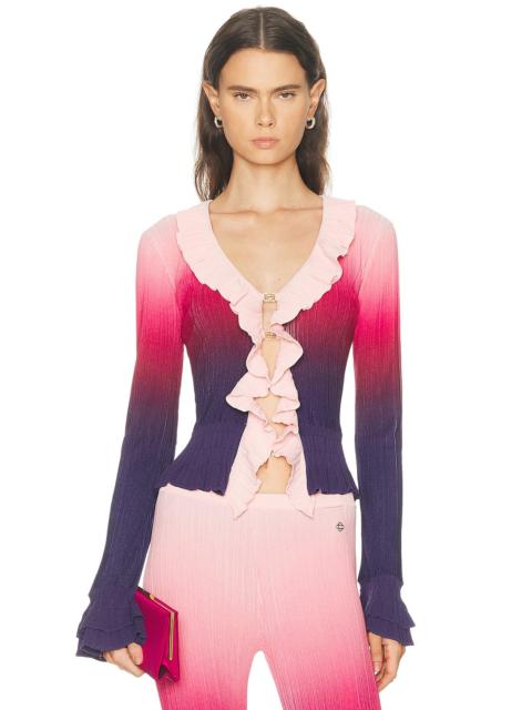 CASABLANCA Ruffle Top