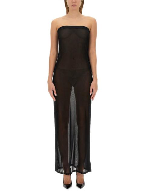 Saint Laurent Women Strapless Dress