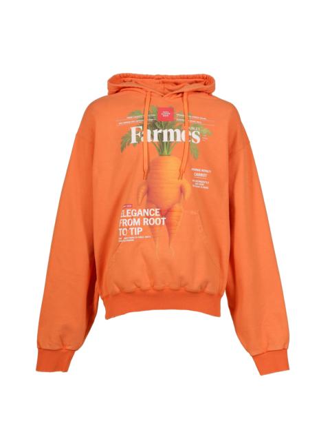 doublet FARMES MAGAZINE COVER HOODIE / ORG