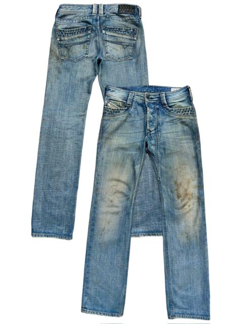 Vintage Y2K Diesel Distressed Goth Denim Jeans 30x32