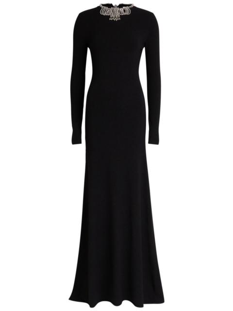 rabanne Rabanne Embellished Open-back Gown