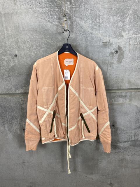 Greg Lauren GREG LAUREN CORAL MODERN FLIGHT JACKET