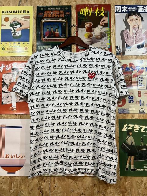 Comme des Garçons PLAY Comme Des Garcons PLAY Overprint Tee