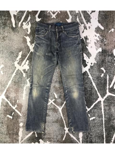 Other Designers Japanese Brand - Japanese Brand Rage Blue Denim Faded Blue Denim KJ1801