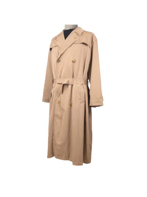 Yohji Yamamoto Vintage 80s LQ Y’s For Men Double Breasted Wool Trench Coat