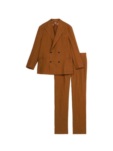 FORTELA Fortela Marcello Linen Suit in Brown at Nordstrom