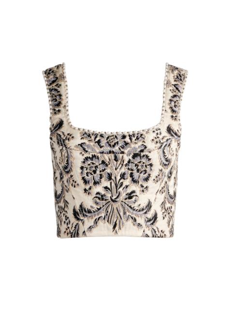 Alice + Olivia GUINEVERE EMBELLISHED BUSTIER
