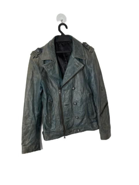 Other Designers Genuine Leather - JAPAN BRAND DISTRESS LEATHER JACKET EDGE RUPERT BIKER STYLE