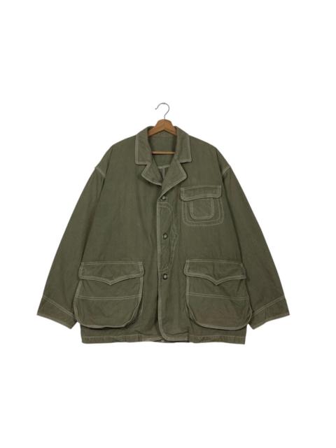 Other Designers Japanese Brand - COUNTYNAP Three Pocket Worker Green Chore Jacket #2372-C106
