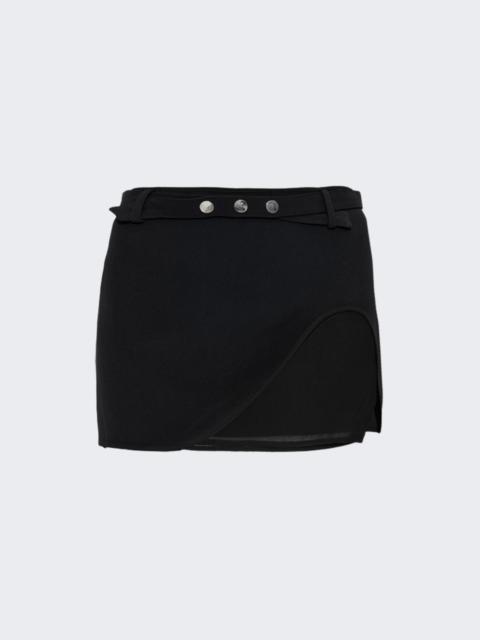 THE ATTICO Mini Skirt Cady Black