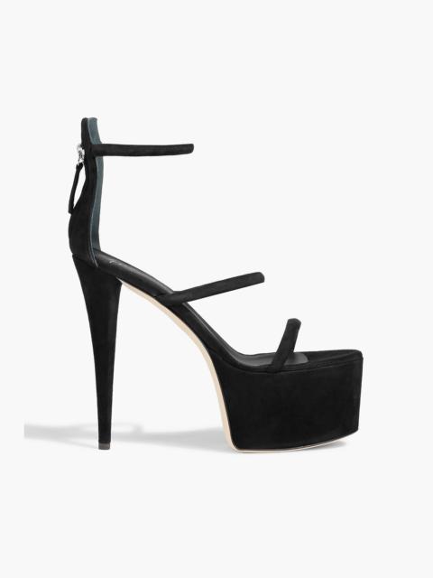 Giuseppe Zanotti GZ-Aida suede platform sandals