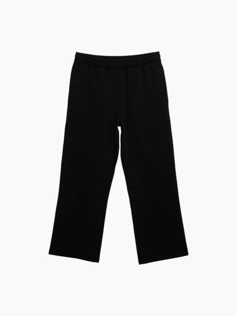 Acne Studios Black Cotton Blend Sports Trousers