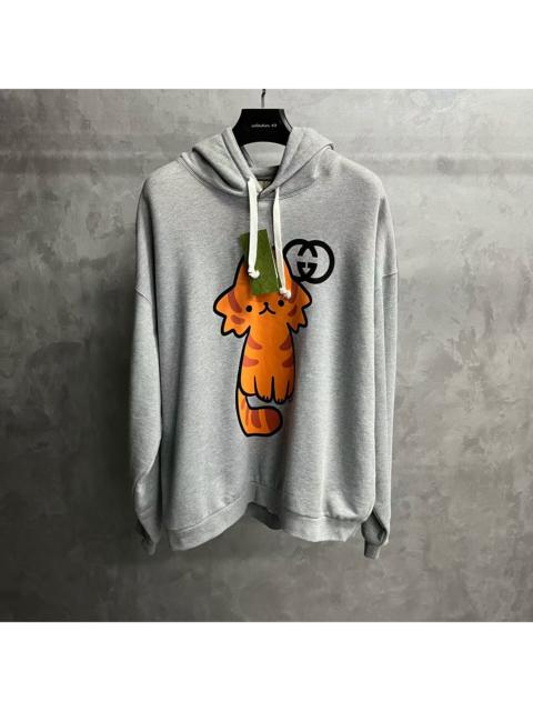 GUCCI Gucci Grey Animal Print Casual Sweatshirt