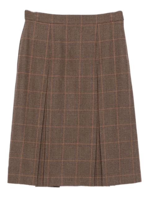 SAINT LAURENT Saint Laurent Women Wool Cashmere Midi Skirt