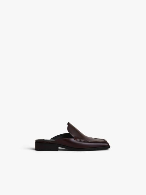 Alaïa SQUARE LOAFER MULES IN CALFSKIN