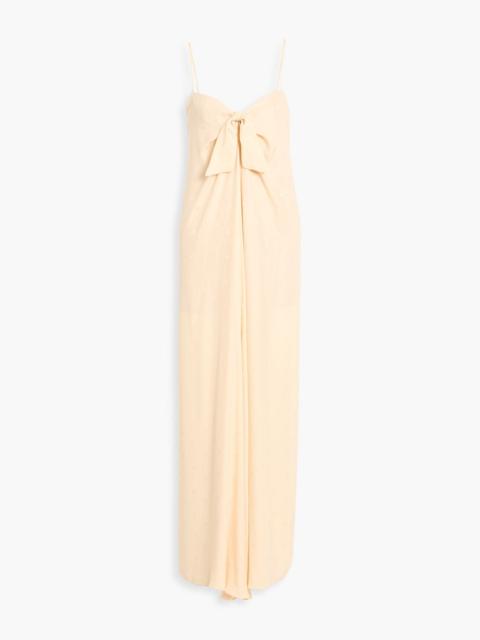Johanna Ortiz Amber Twilight cutout silk-jacquard maxi dress