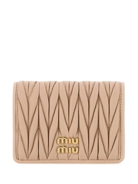 Miu Miu Miu Miu Women Pink Leather Wallet