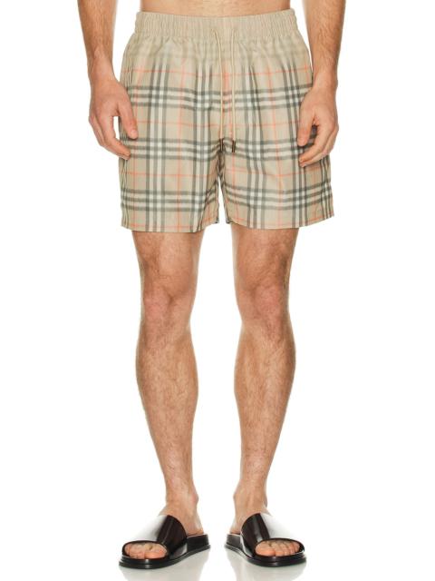 Burberry Seb Check Swim Shorts
