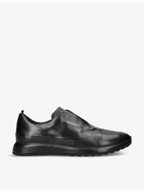 OFFICINE CREATIVE Race leather low-top trainers