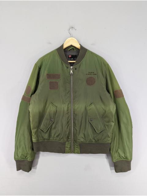 Diesel 💥RARE💥Diesel Distressed Military Bomber Style Jacket