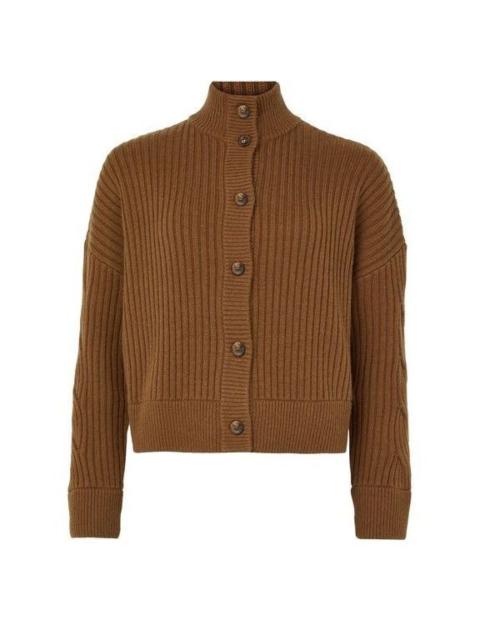 Max Mara MAX MARA Afelio Knit Brown Wool Cardigan New And Authentic (