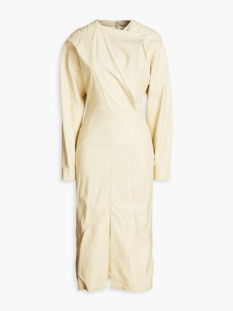 Isabel Marant Lazuli leather midi dress