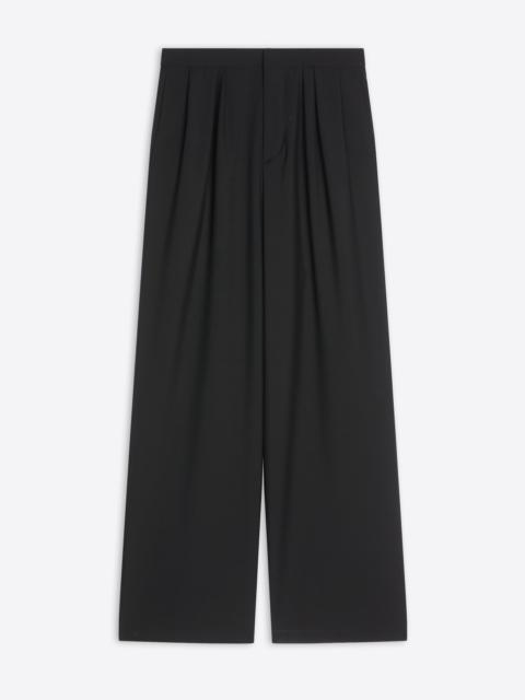 Dries Van Noten BELTED WOOL MOHAIR PANTS