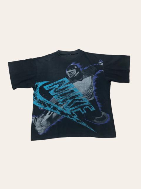 Nike Vintage Nike Hockey Overprint Streetwear T-Shirt