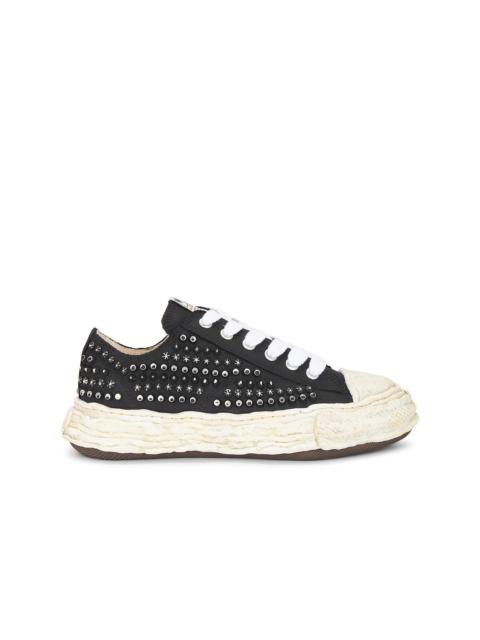 Maison MIHARAYASUHIRO Peterson 23Original Sole Studded Paint Canvas Low Top Sneaker