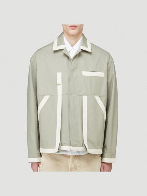 JACQUEMUS BNWT SS21 JACQUEMUS "LE BLOUSON GRAIN" JACKET 52