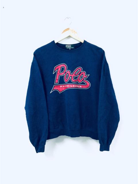 Other Designers Polo Ralph Lauren - Vintage Polo Ralph Lauren Spellout Biglogo Swag Sweatshirt
