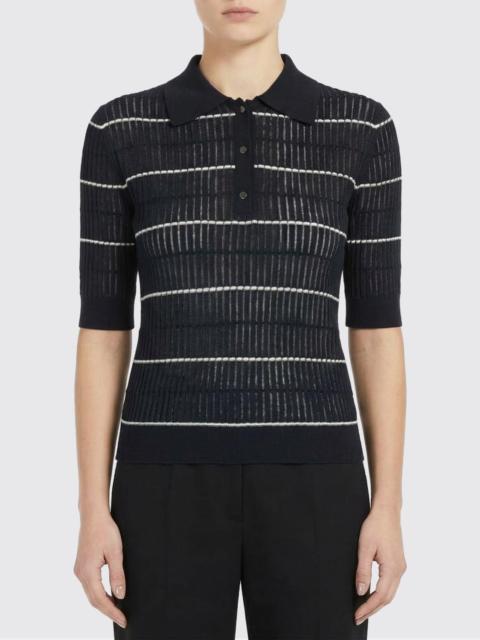 Max Mara Studio Max Mara Studio Women Wool And Silk Knit Polo Max Mara Studio