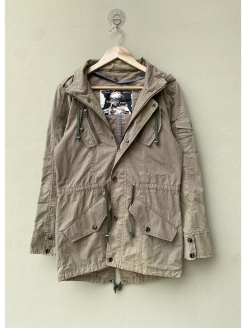 Japanese Brand - RARE PPFM BABY PUNK FOEVER PARKAS JACKET FADED BROWN
