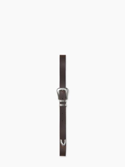 Nudie Jeans NUDIE JEANS WESTERN SILVER BELT DARK BROWN