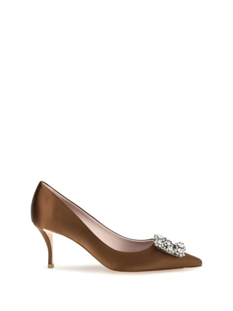 Roger Vivier Roger Vivier Women Efflorescence Satin Pumps