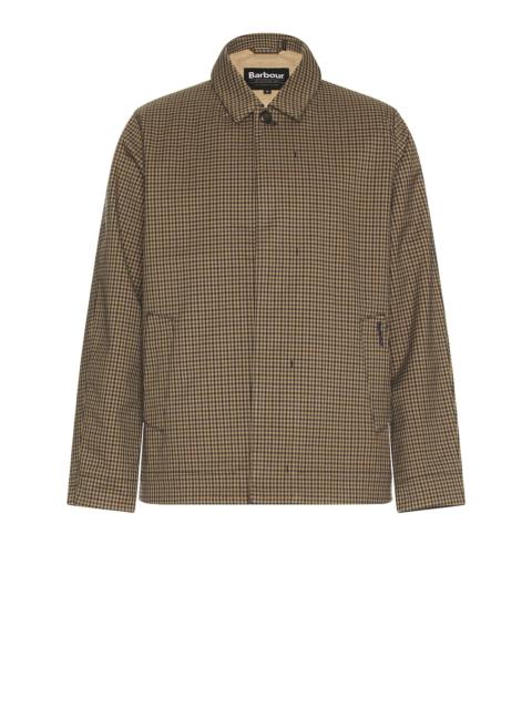 Barbour Check Short Lorden Showerproof Jacket