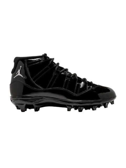 Jordan Air Jordan 11 Mid TD Cleat 'Patent Black'