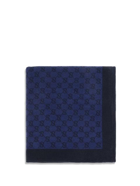 GUCCI Gucci GG Cotton Terry Towel Sapphire
