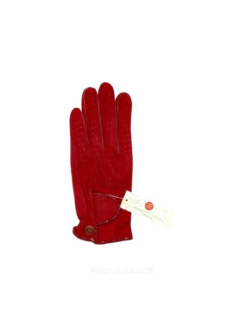 BALENCIAGA Balenciaga Golf Glove - Red Leather