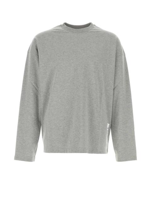 Jil Sander Jil Sander Men Grey Cotton T-Shirt